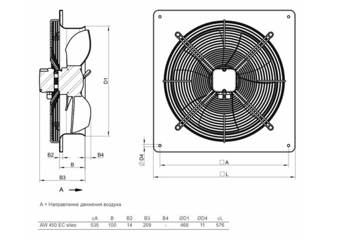 Systemair AW 450 EC sileo