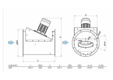 Systemair AxZent 400EC