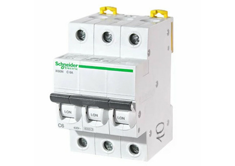 Автоматический выключатель Schneider Electric Acti9 iK60 3п C 6А 6кА