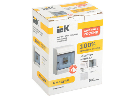 Бокс навесной IEK Prime ЩРН-П-4 MKP82-N-04-41-20 IP41