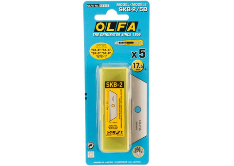 Лезвие трапециевидное OLFA OL-SKB-2/5B 5 шт