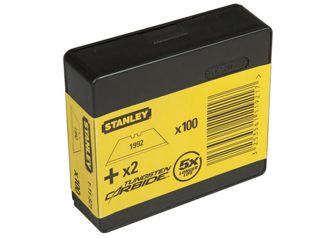 Лезвия трапецевидные Stanley Original 1-11-921 62х19 мм 100 шт для технического ножа