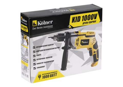 Дрель ударная Kolner KID 1000V