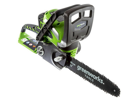 Пила цепная аккумуляторная Greenworks G40CS30K2