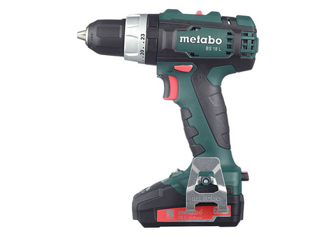 Дрель-шуруповерт аккумуляторная Metabo BS 18 L 602321500 18В 2х2Ач Li-Ion