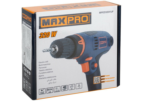 Дрель-шуруповерт электрическая Max Pro 320 Вт