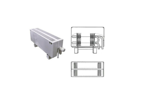 Конвектор напольный концевой 