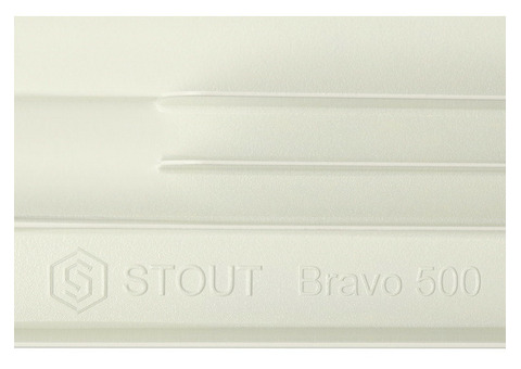 Радиатор алюминиевый Stout Bravo 500 10 секций