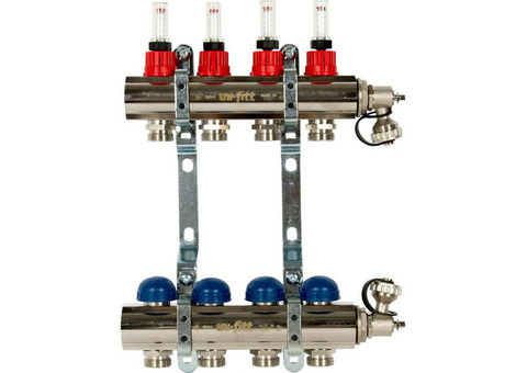 Коллекторная группа Uni-Fitt со встроенными расходомерами 1