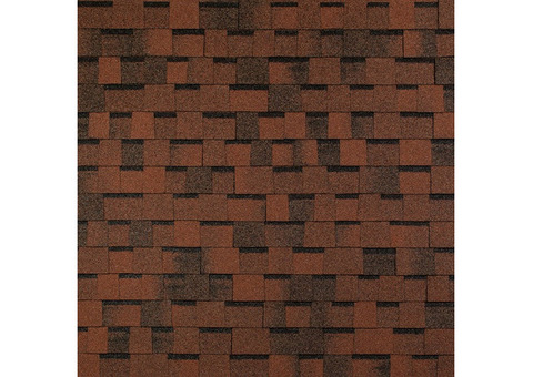 Черепица гибкая Tegola Top Shingle Премьер Красно-коричневая