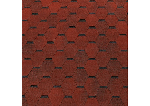 Черепица гибкая Tegola Top Shingle Смальто красная