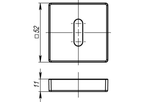 Накладка под ключ Armadillo Normal PS USQ BB-17