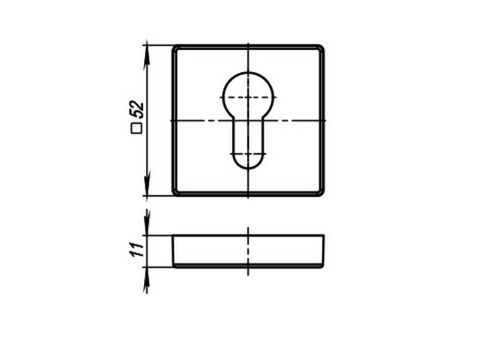 Накладка под цилиндр Armadillo Cylinder ET USQ BB-17