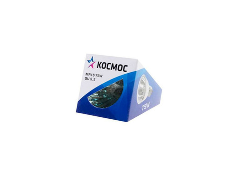 Лампа галогенная MR16 75Вт 12В GU5.3 EYCc Космос LKsmMR1612V75W