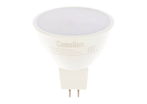 Camelion LED5-MR16/830/GU5.3 Эл.лампа светодиодная 5Вт 12В AC/DC 12025