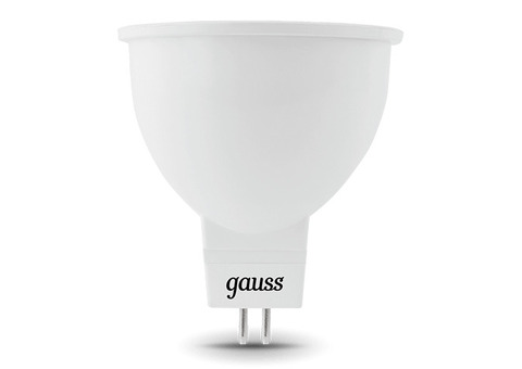 Лампа светодиодная Gauss 101505205-D MR16 5W GU5.3 4100K диммируемая