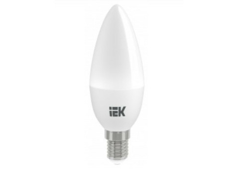 Лампа светодиодная IEK LED C35 свеча 5Вт 230В 3000К E14 LLE-C35-5-230-30-E14