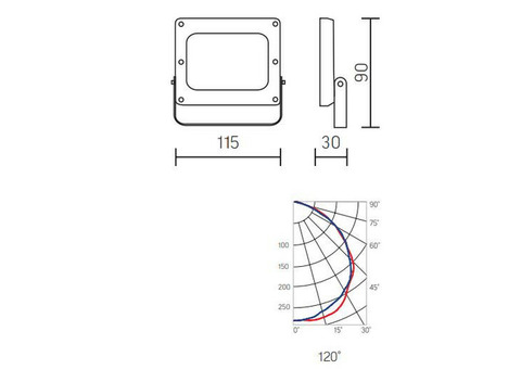 Прожектор светодиодный Varton FL Basic 2.0 V1-I0-70376-04L05-6501040 10 Вт 4000 K