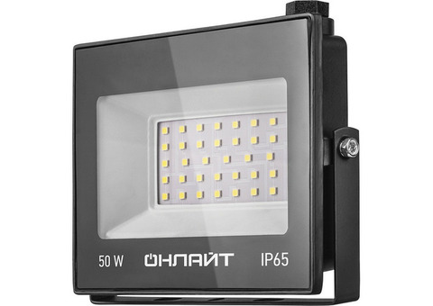 Прожектор светодиодный Онлайт OFL-50-6K-BL-IP65-LED 50W IP65 6000К