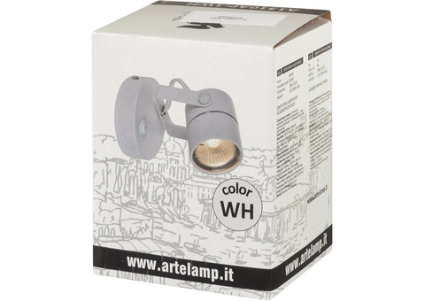 Спот Arte Lamp Lente A1310AP-1WH белый 1хGU10х50W