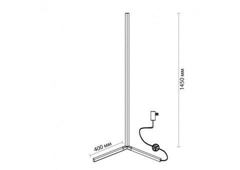 Торшер Odeon Light Hightech Fillini 4335/6FL 3000 К 6 Вт