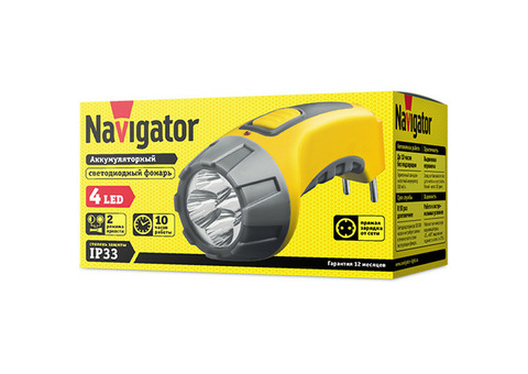 Фонарь светодиодный Navigator NPT-CP03-ACCU