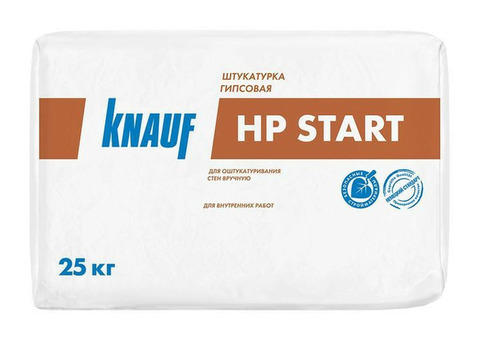 Штукатурка гипсовая Knauf ХП Старт 25 кг