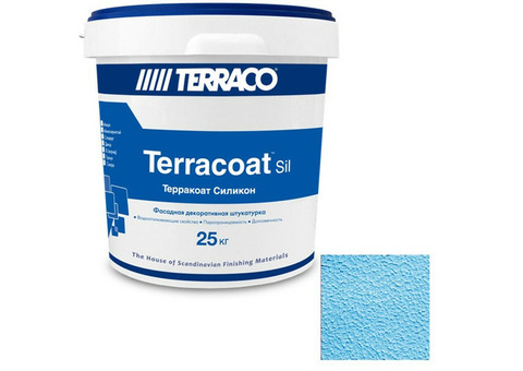 Штукатурка фасадная Terracoat Fine Silicone Шагрень 25 кг