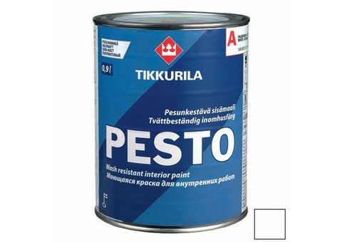 Эмаль алкидная Tikkurila Pesto полуматовая А 2,7 л