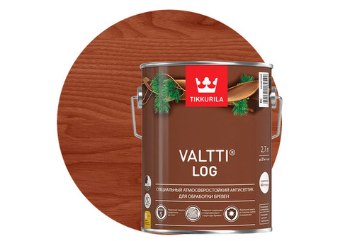 Антисептик Tikkurila Valtti Log рябина 2,7 л