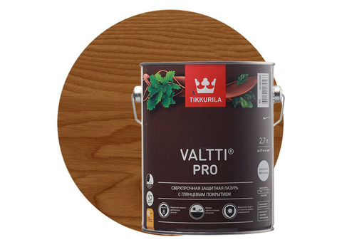 Антисептик Tikkurila Valtti Pro красное дерево 2,7 л