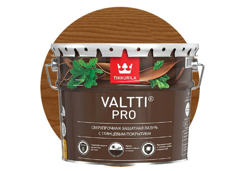 Антисептик Tikkurila Valtti Pro красное дерево 9 л