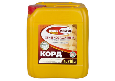 Огнебиозащитный состав Woodmaster Корд 5 кг