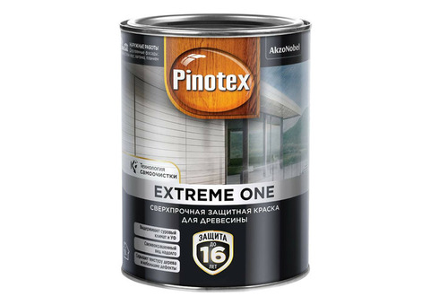 Пропитка декоративная для защиты древесины Pinotex Extreme One база BW полуматовая 2,5 л