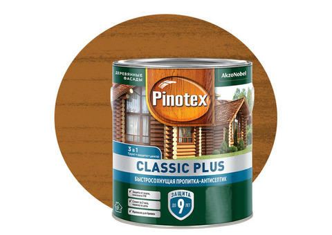 Пропитка для древесины 3 в 1 Pinotex Classic Plus 5479758 лиственница 2,5 л