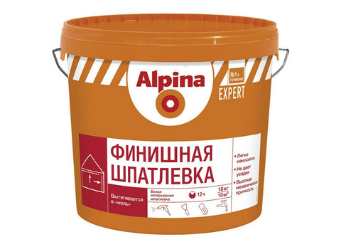 Шпатлевка финишная Alpina Expert Feinspachtel Finish 15 кг