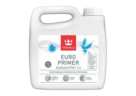 Грунтовка Tikkurila Euro Primer 3 л