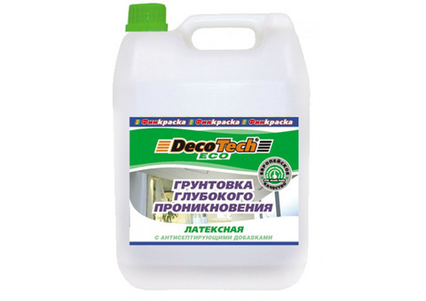 Грунтовка глубокого проникновения DecoTech Eco 10 л