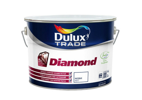 Краска Dulux Diamond Matt BW 10 л