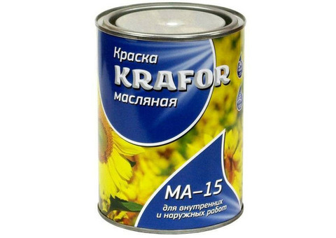 KRAFOR Краска МА-15 сурик 1 кг 14 26369