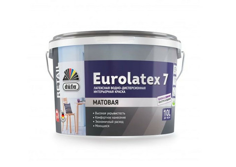 Краска Dufa Retail Eurolatex 7 10 л