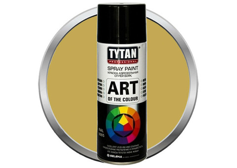 Краска акриловая Tytan Professional Art of the colour аэрозольная золотая глянец 270M 400 мл