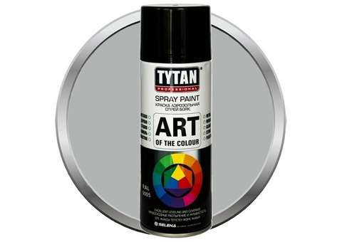 Краска акриловая Tytan Professional Art of the colour аэрозольная металлик 9006 400 мл