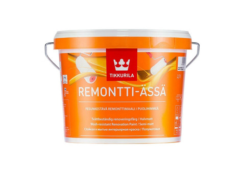 Краска для интерьеров Tikkurila Remontti Assa C 2,7 л