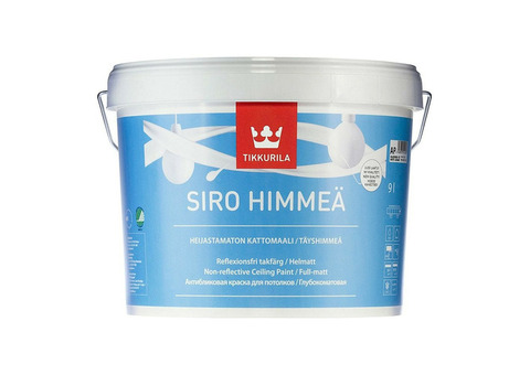 Краска для интерьеров Tikkurila Siro Himmea матовая 9 л