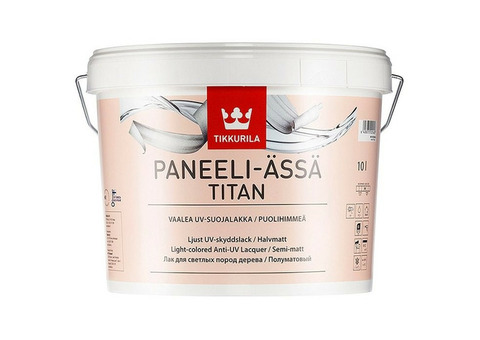 Лак Tikkurila Paneli Assa Titan полуматовый 10 л