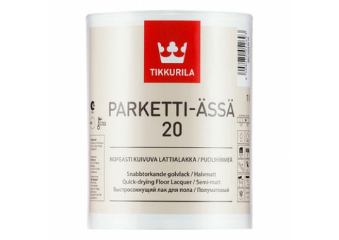 Лак Tikkurila Parketti Assa полуматовый 1 л