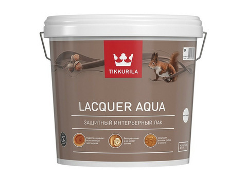 Лак интерьерный Tikkurila Lacquer Aqua EP матовый 9 л