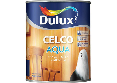 Лак на водной основе Dulux Celco Aqua 10 по дереву матовый 1 л