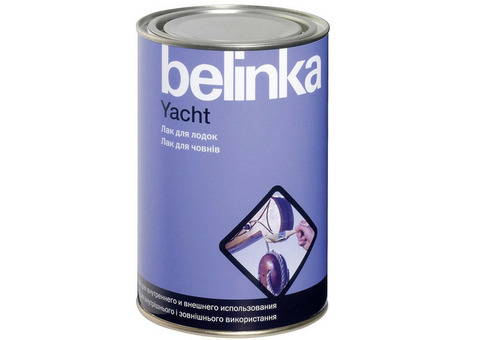 Лак яхтный алкидно-уретановый Belinka Yacht матовый 0,9 л